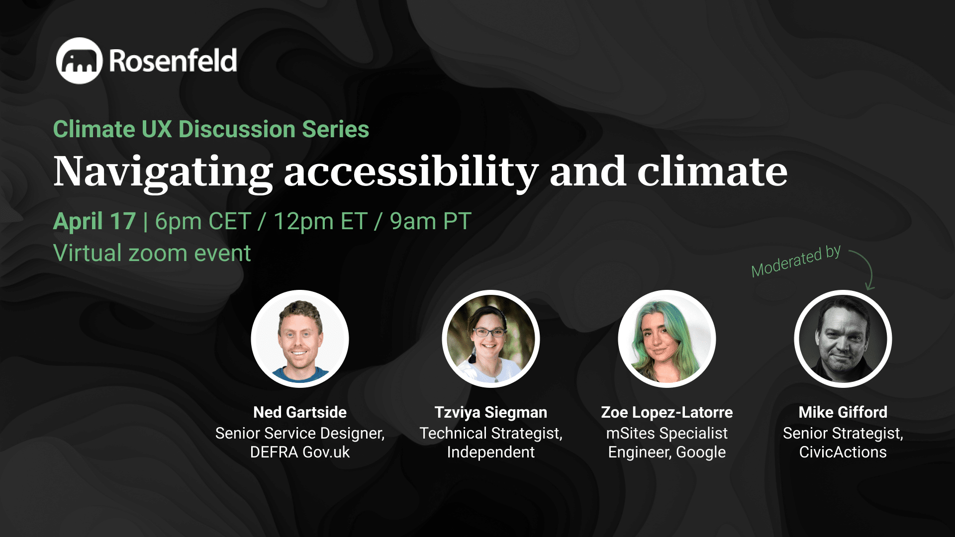 Navigating accessibility and climate (Videoconference) | Rosenfeld Media