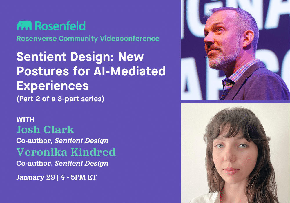 Sentient Design: New Postures for AI-Mediated Experiences (2nd of 3 ...